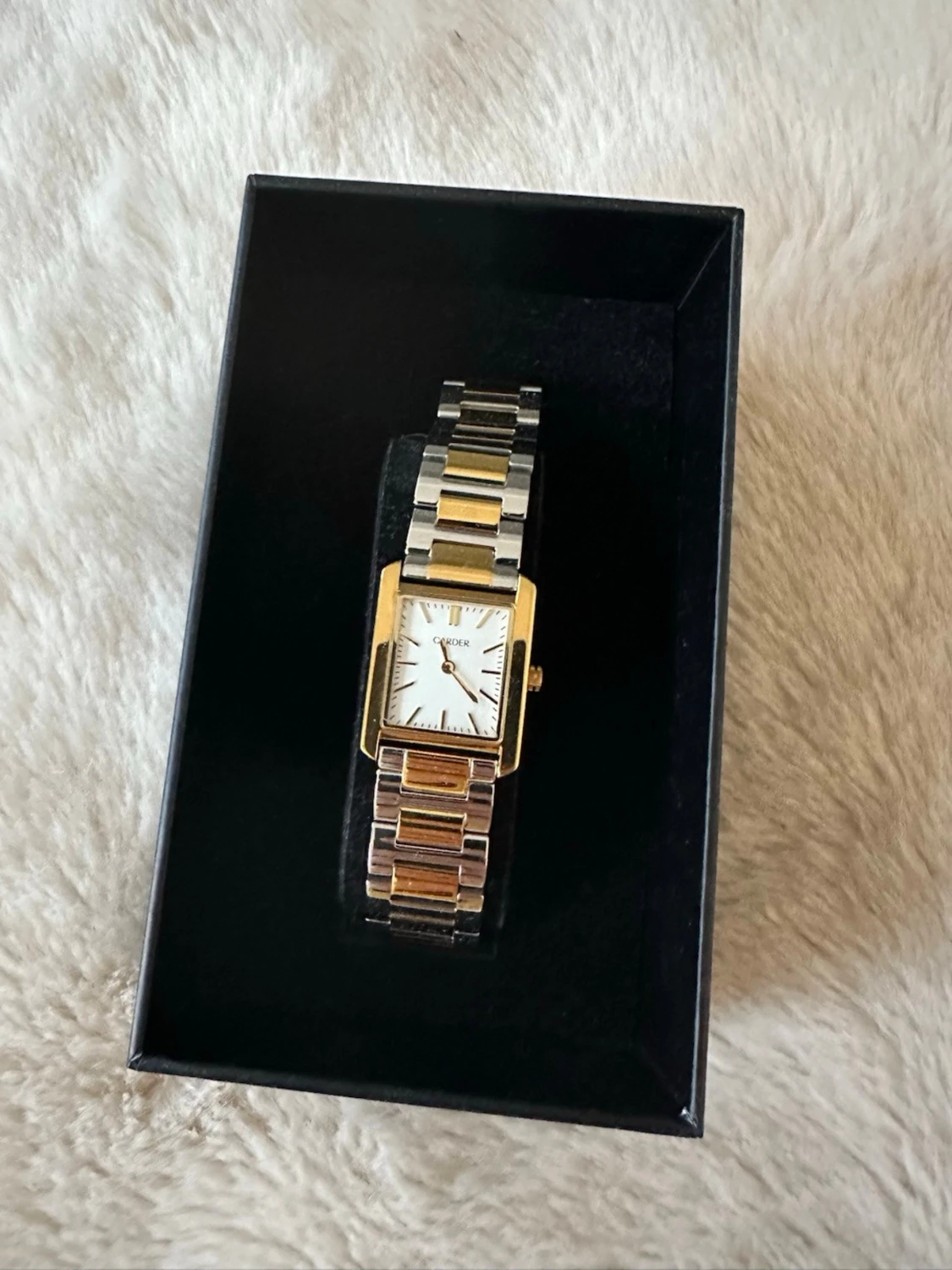 Carder Mason white/gold watch