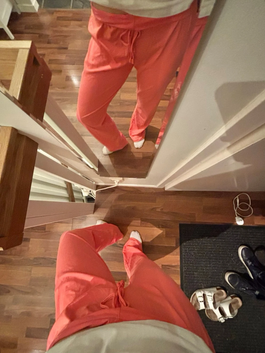 Korallrosa mjukisbyxor  - 1