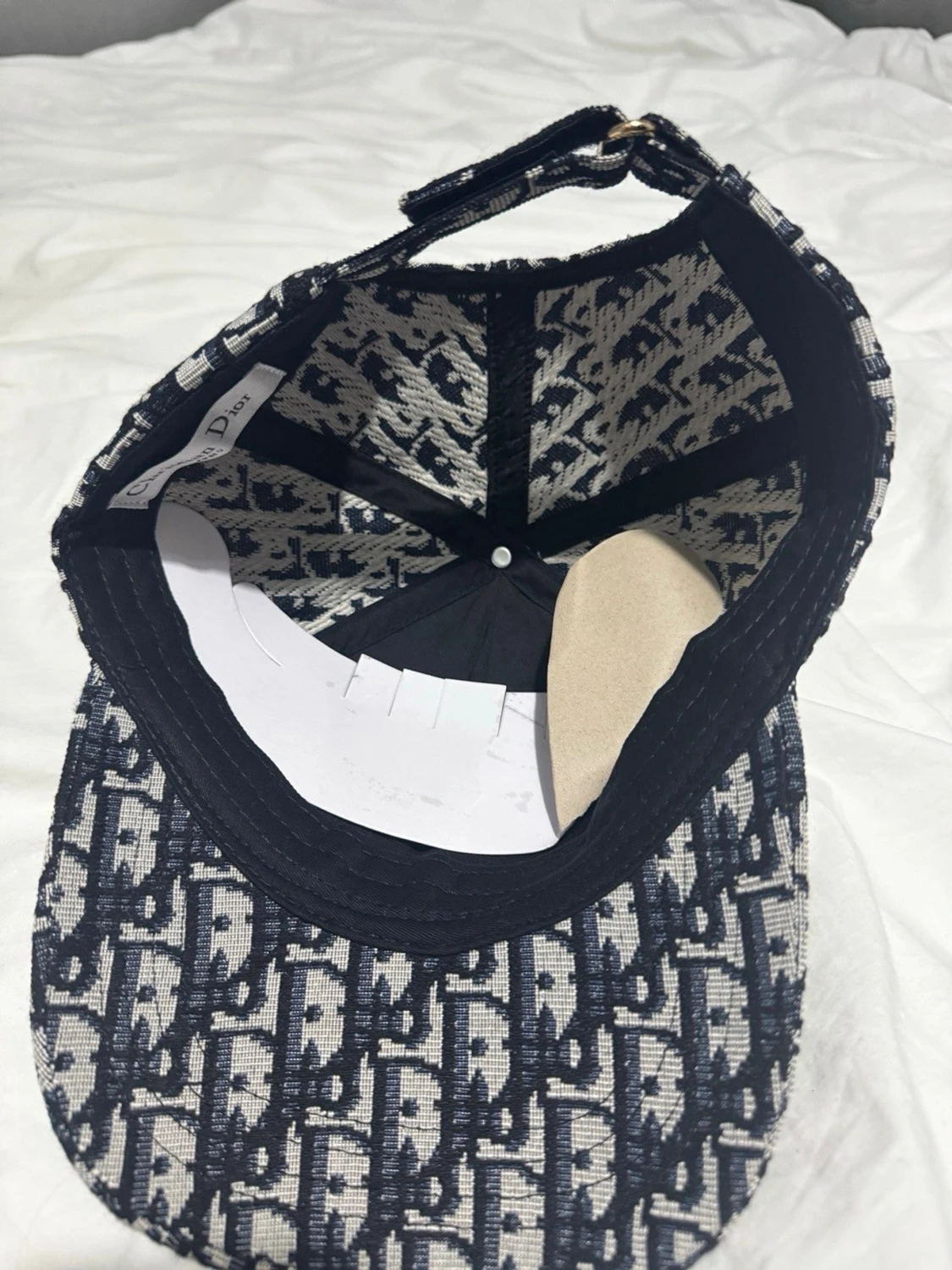 Dior keps med monogrammönster - 4