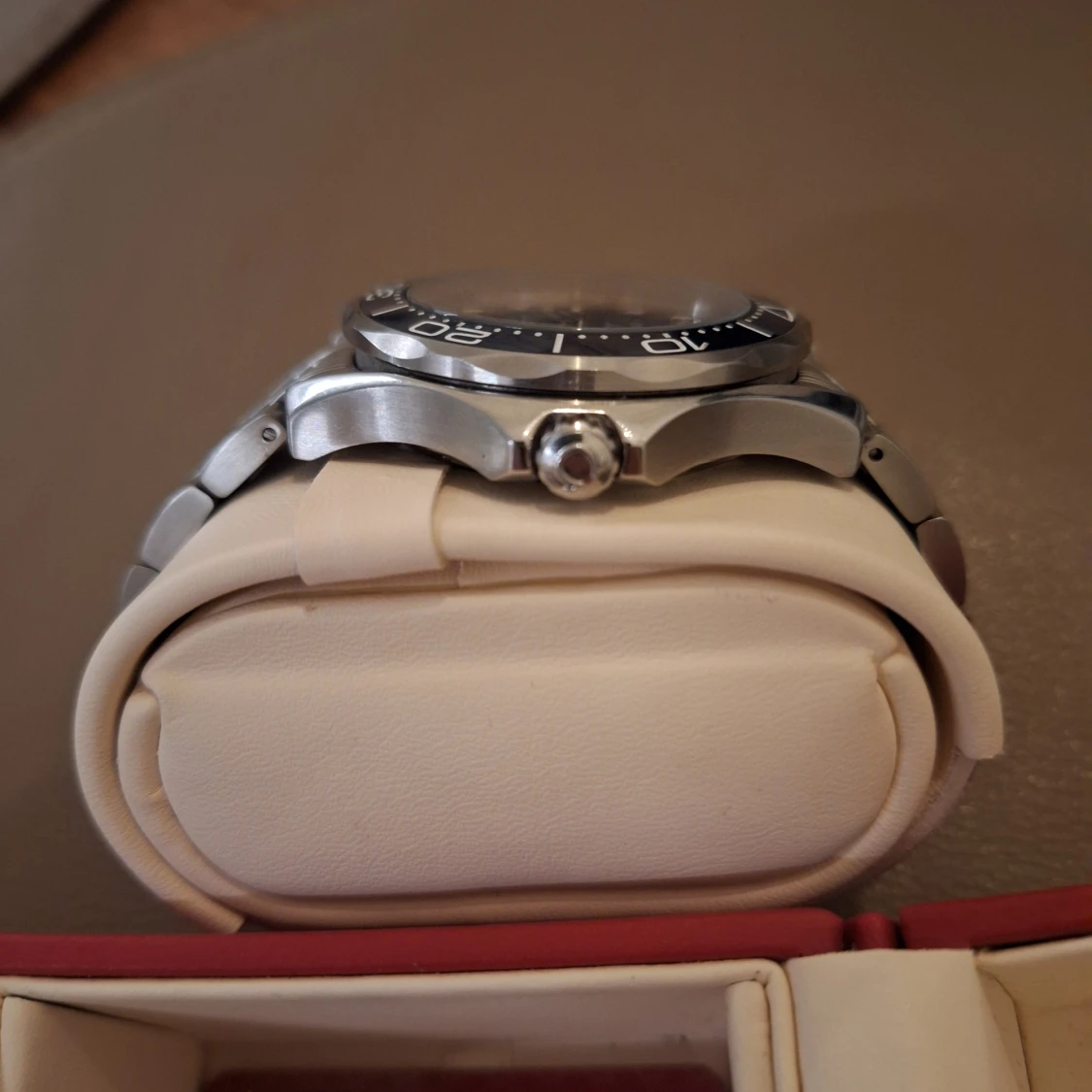 Omega Seamaster blå/silver klocka - 2