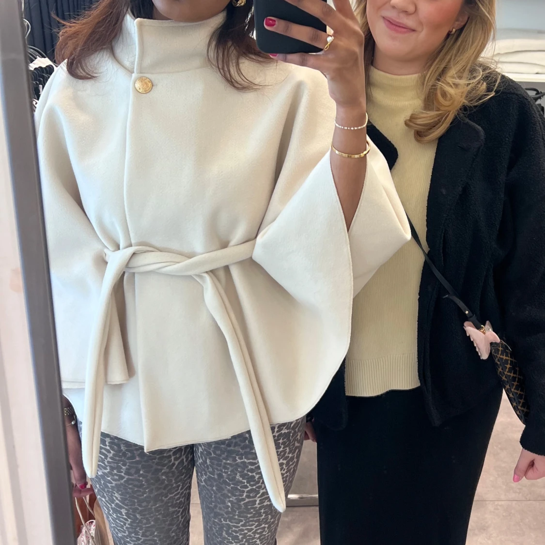 Beige ponchojacka från Missay - 2