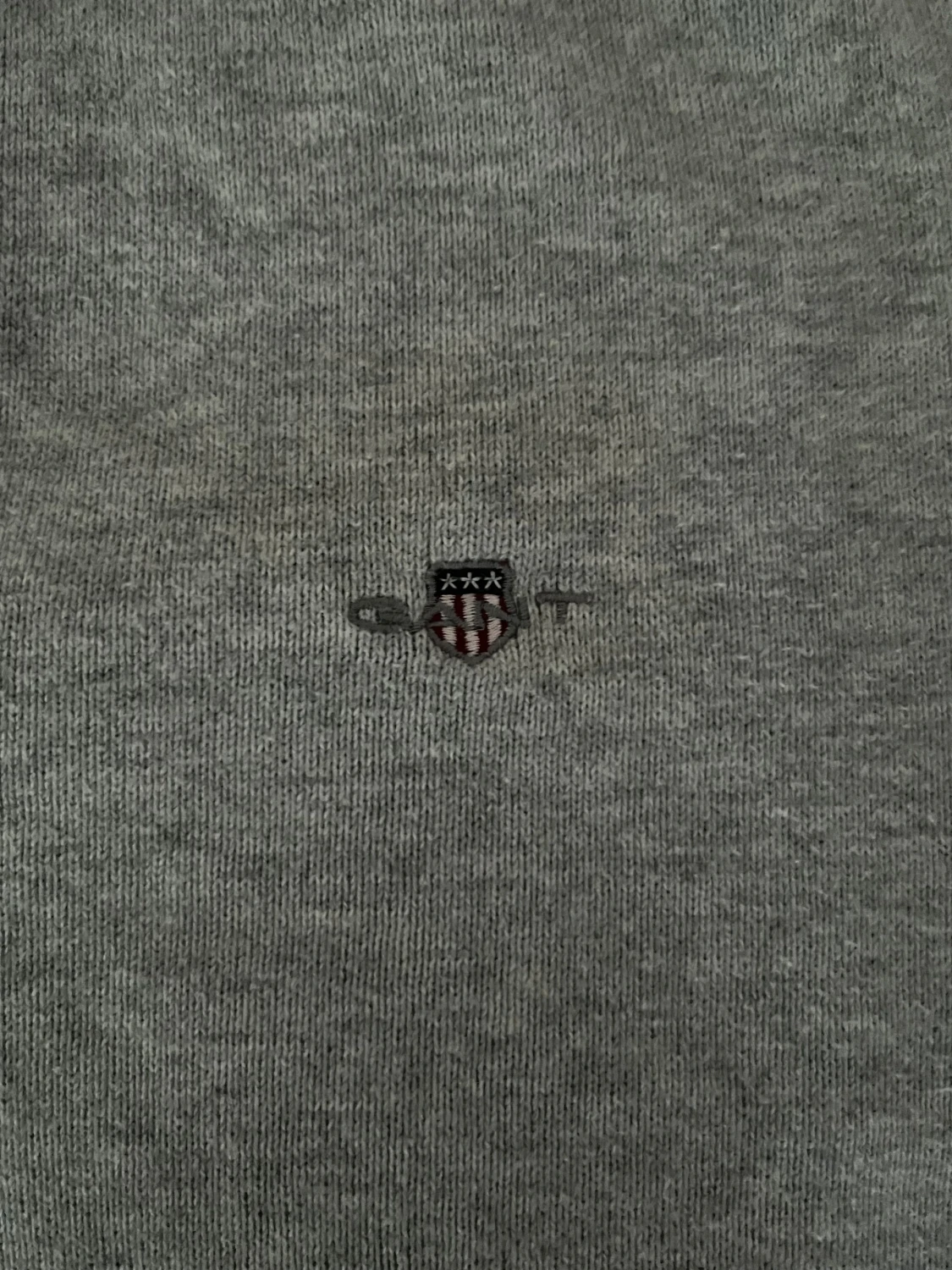 Grå half zip tröja från Gant - 2