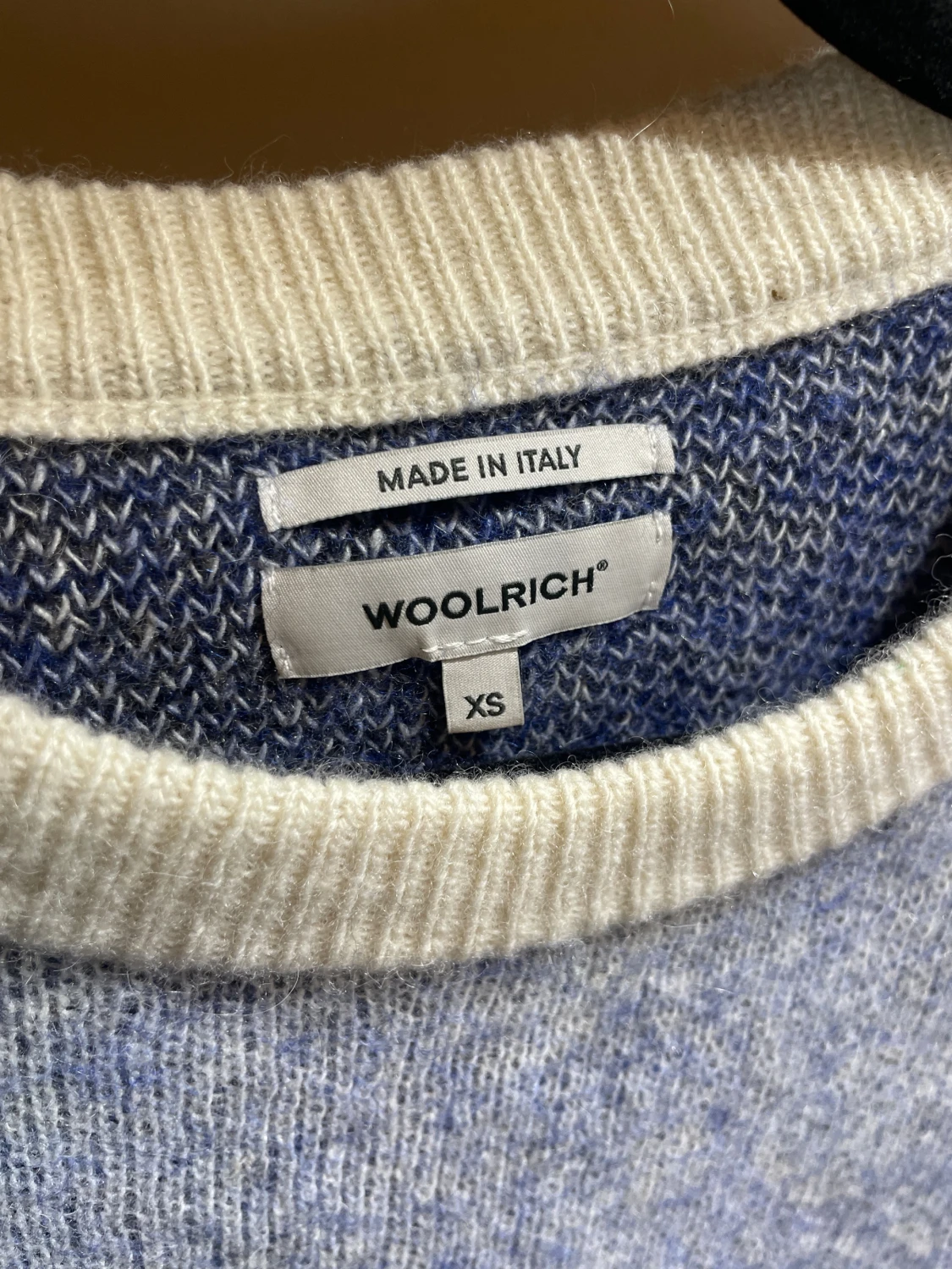 Blå stickad tröja Woolrich XS - 2