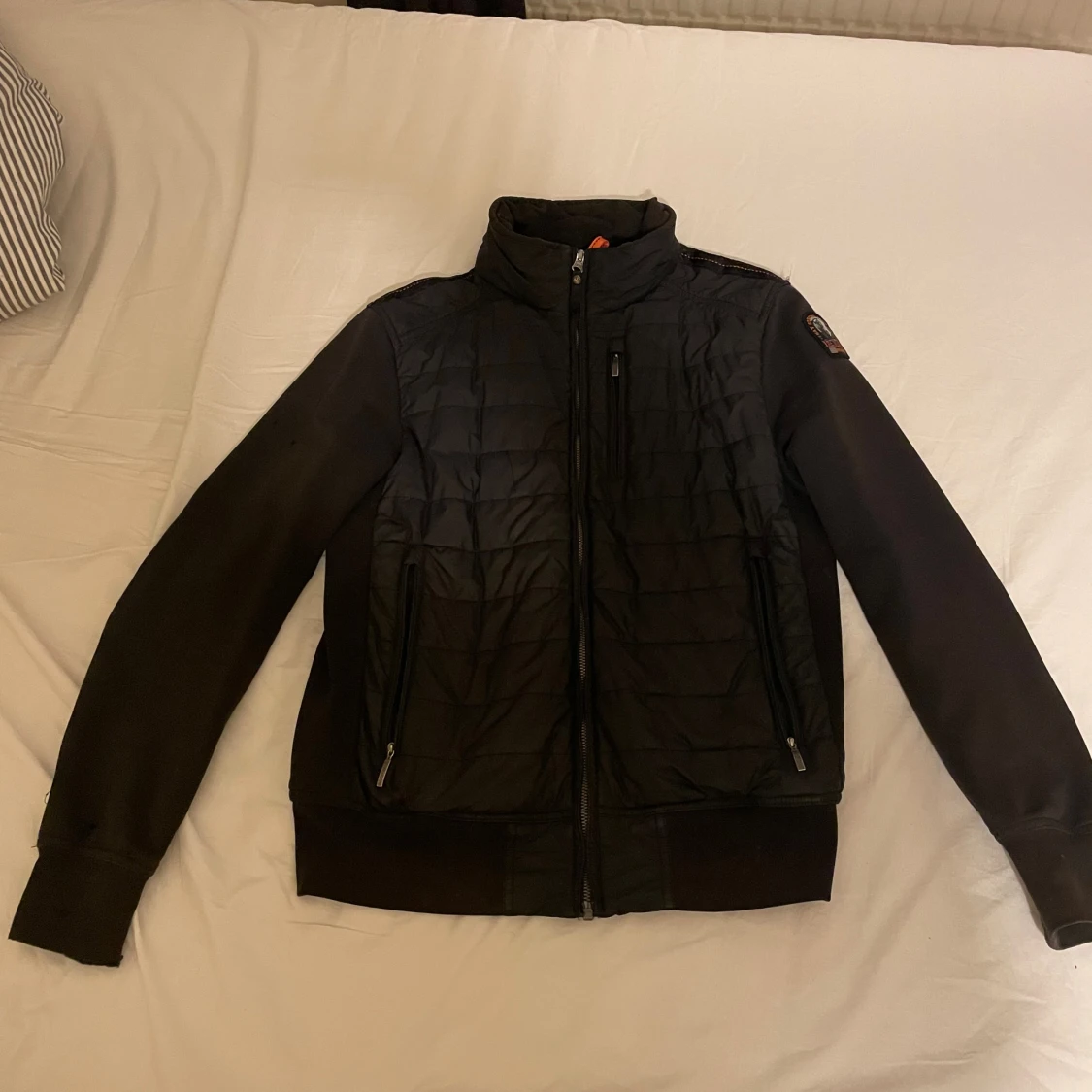 Svart quiltad jacka Parajumpers S