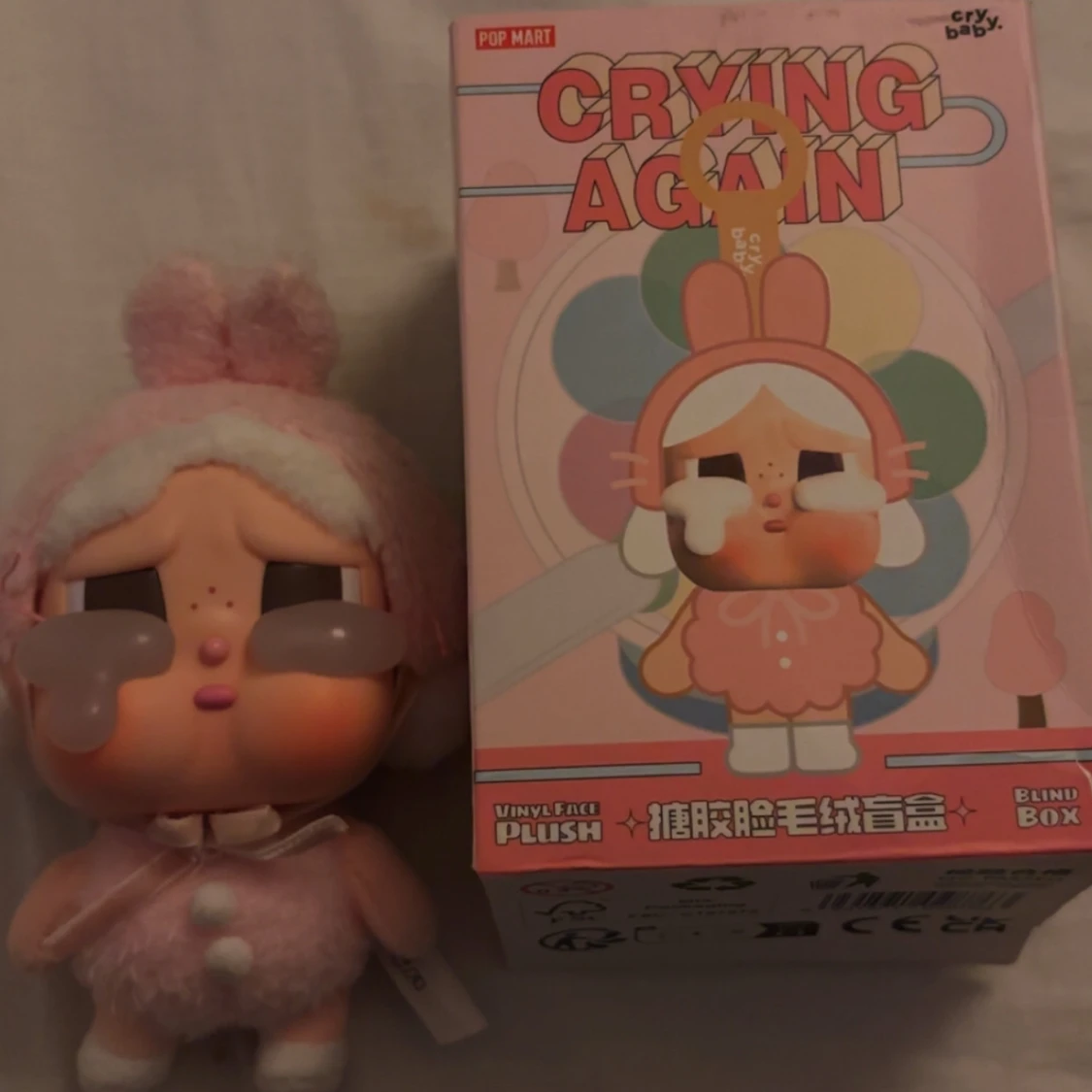 Crybaby Crying Again Vinyl Face Plush Blind Box