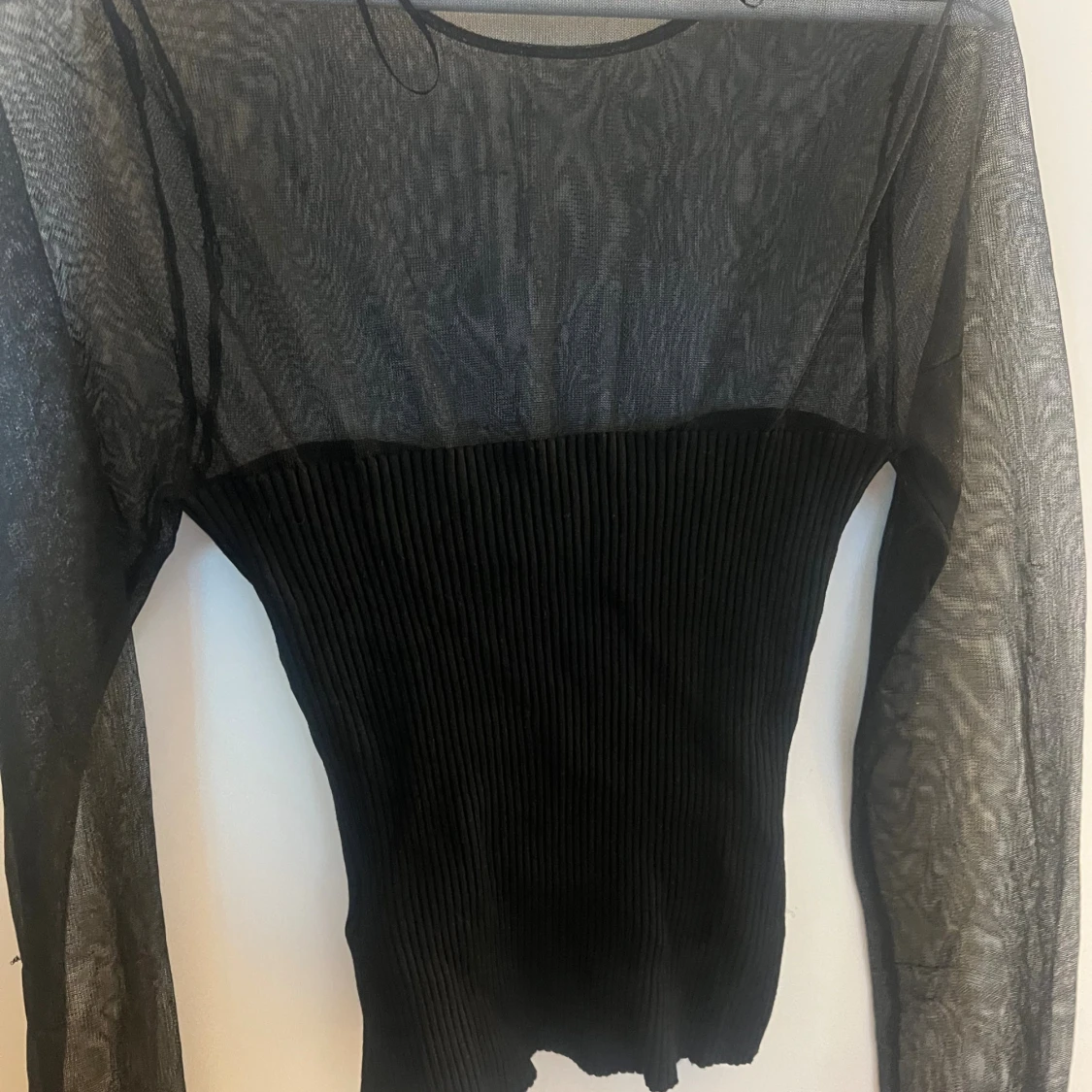 Svart mesh topp från H&M - 2