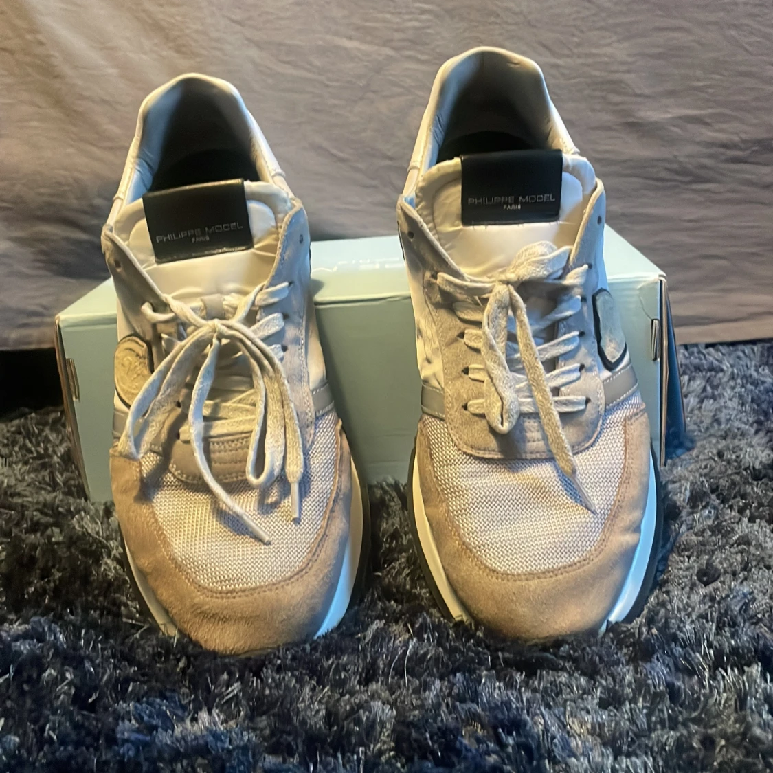 Beige Philippe Model sneakers - 3