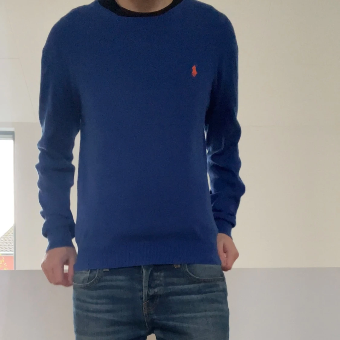 Blå Ralph Lauren tröja