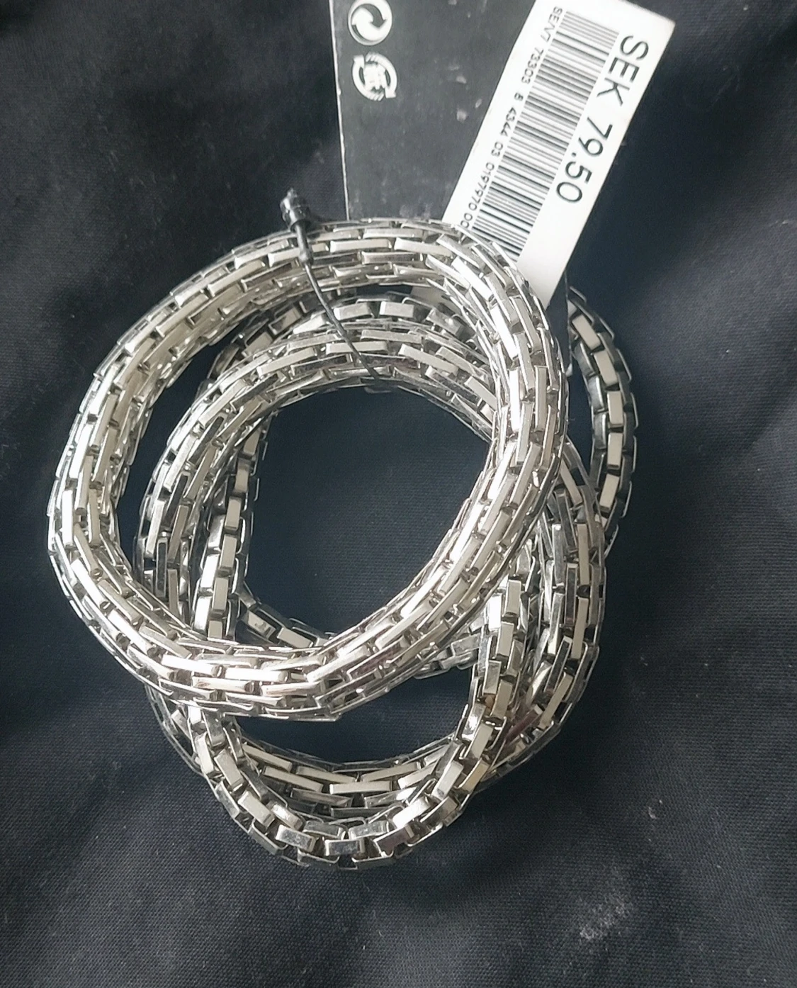 Silverfärgade armband från H&M - 3