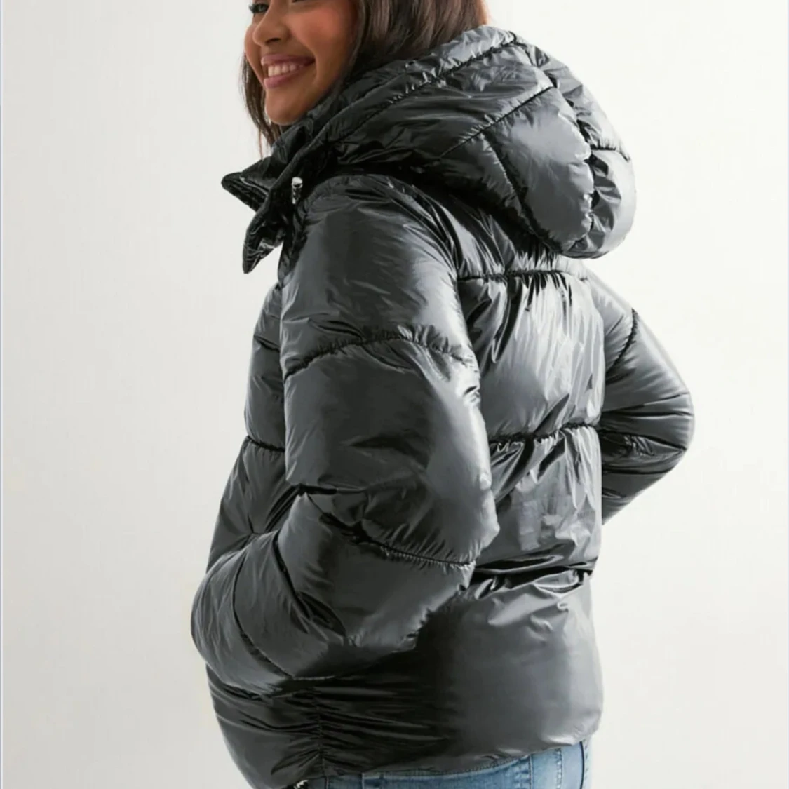 Svart pufferjacka från Nelly - 1