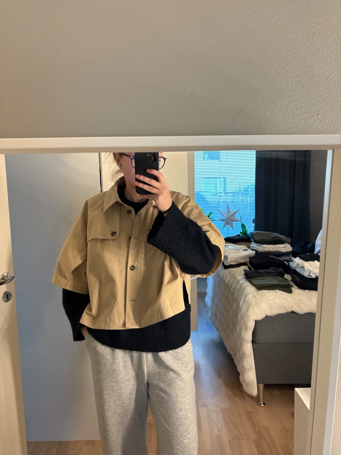 Beige trenchcape från H&M - 3