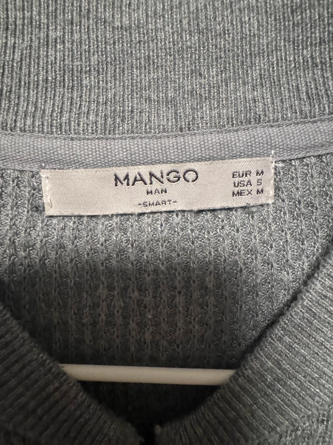 Grå kofta med dragkedja från Mango - 3