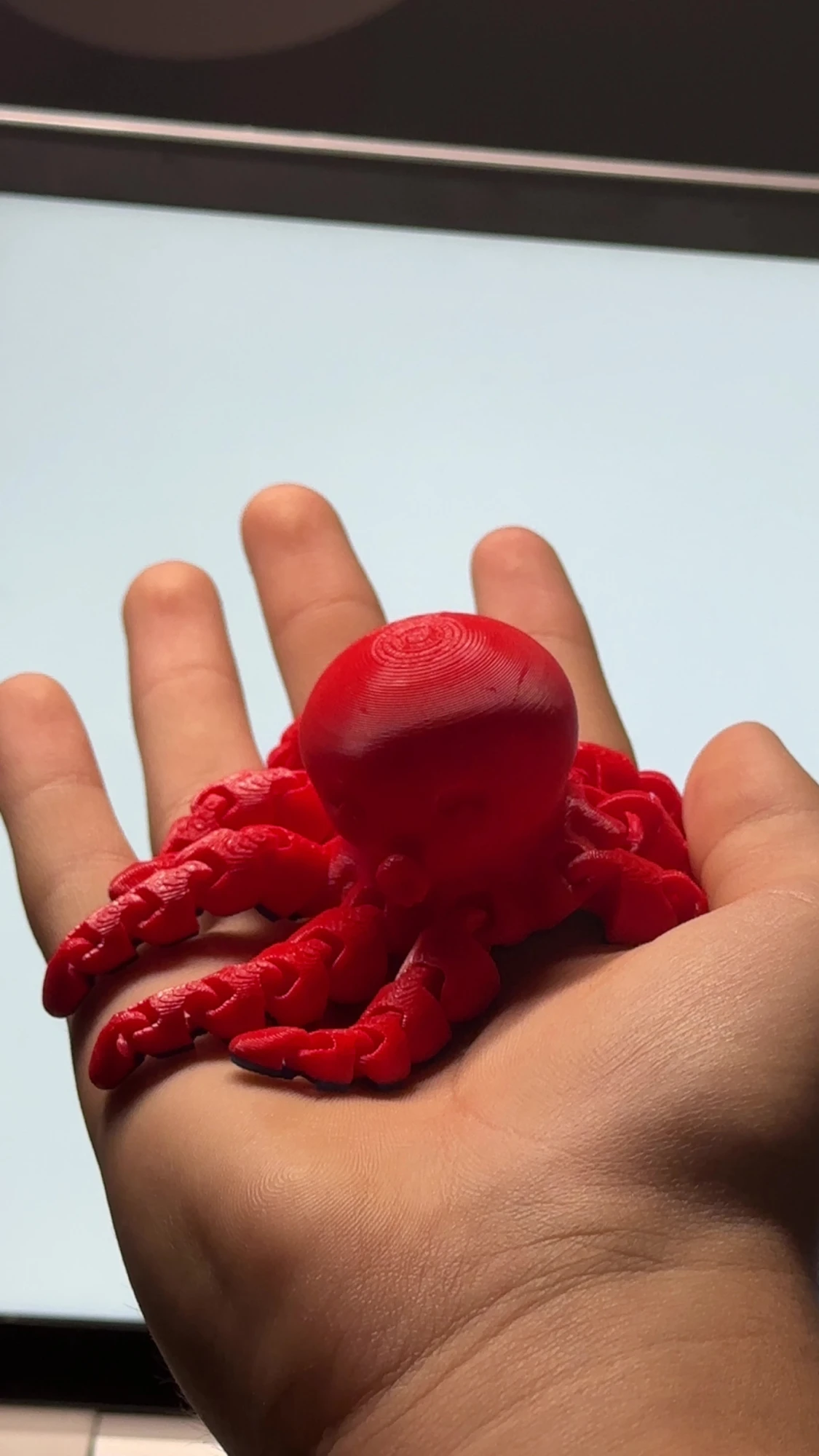 3D-printad flexibel bläckfisk med dubbelfärger - 1