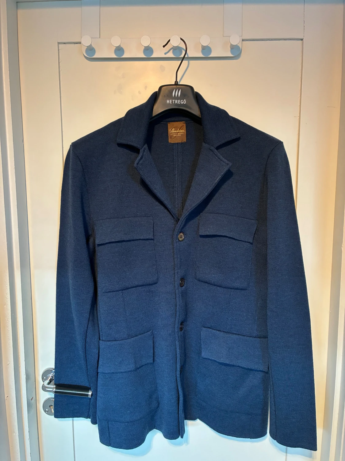 Blå overshirt från Stenströms, M