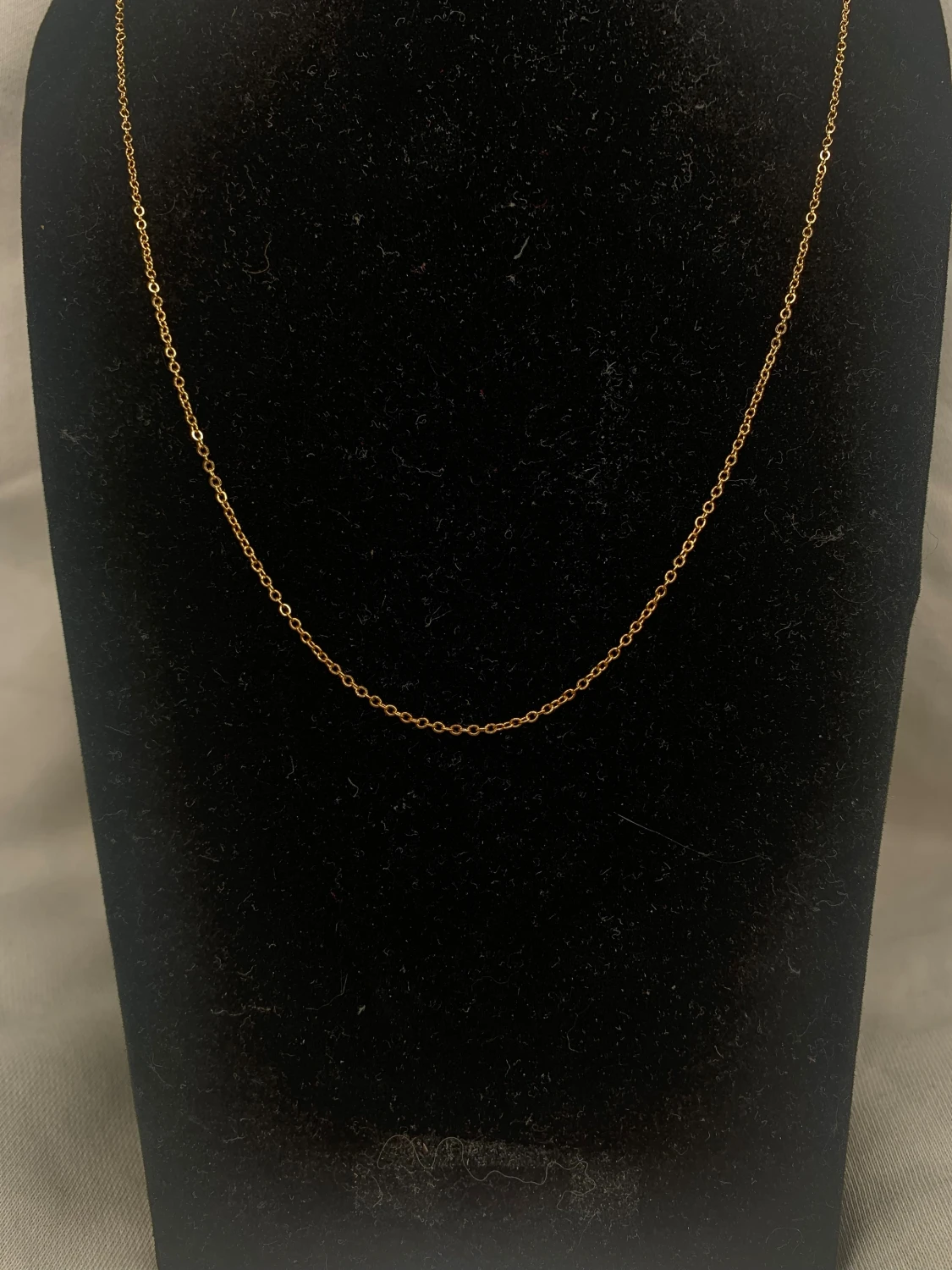 Guldpläterad kedja – 57,5 cm (2 mm) - 1