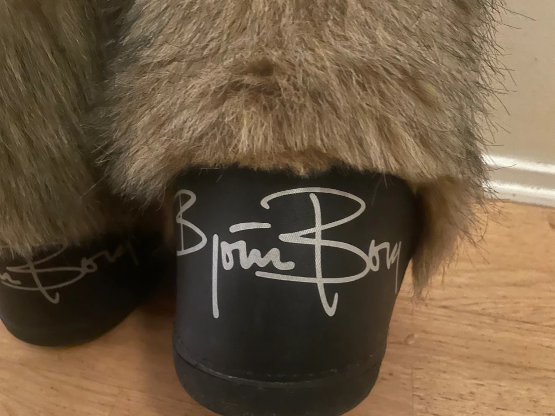 Björn Borg pälsboots med snörning - 2