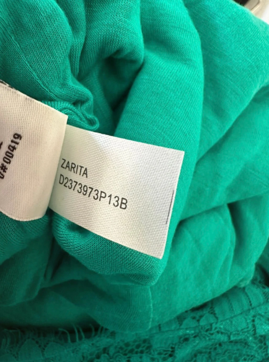 Grön spets klänning från Diane von Furstenberg - 6