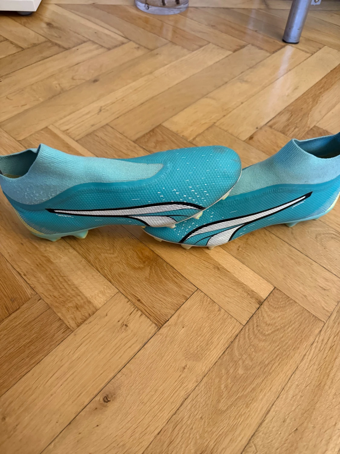 Turkosa Puma Ultra fotbollsskor - 2