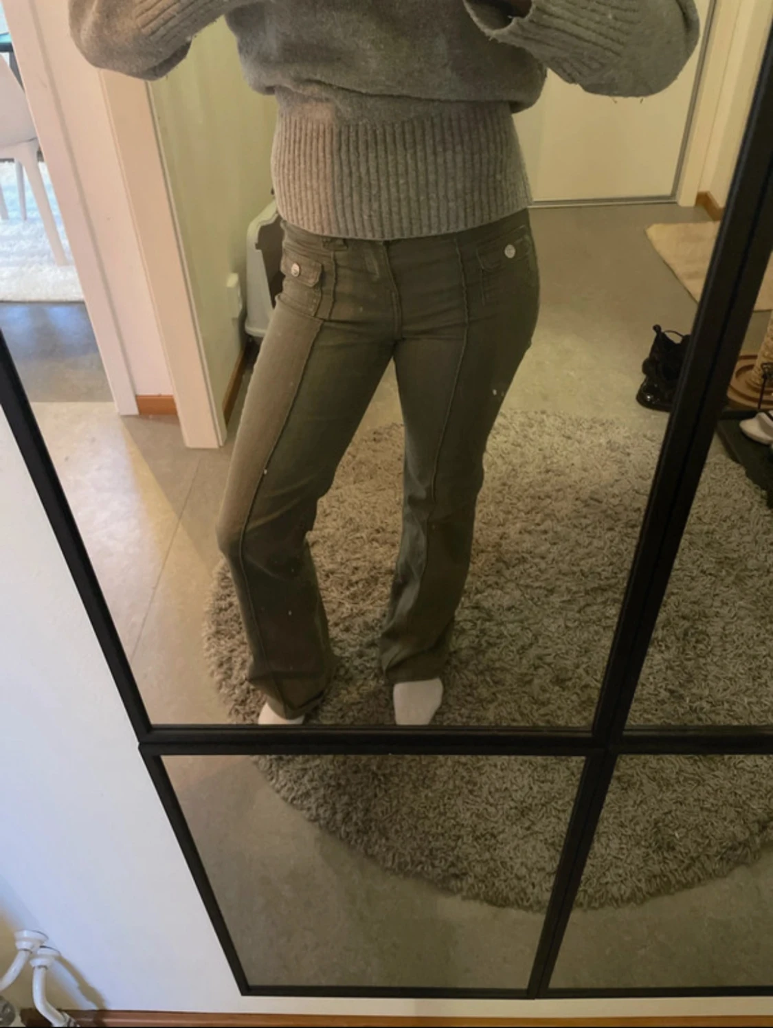 gröna jeans från H&M