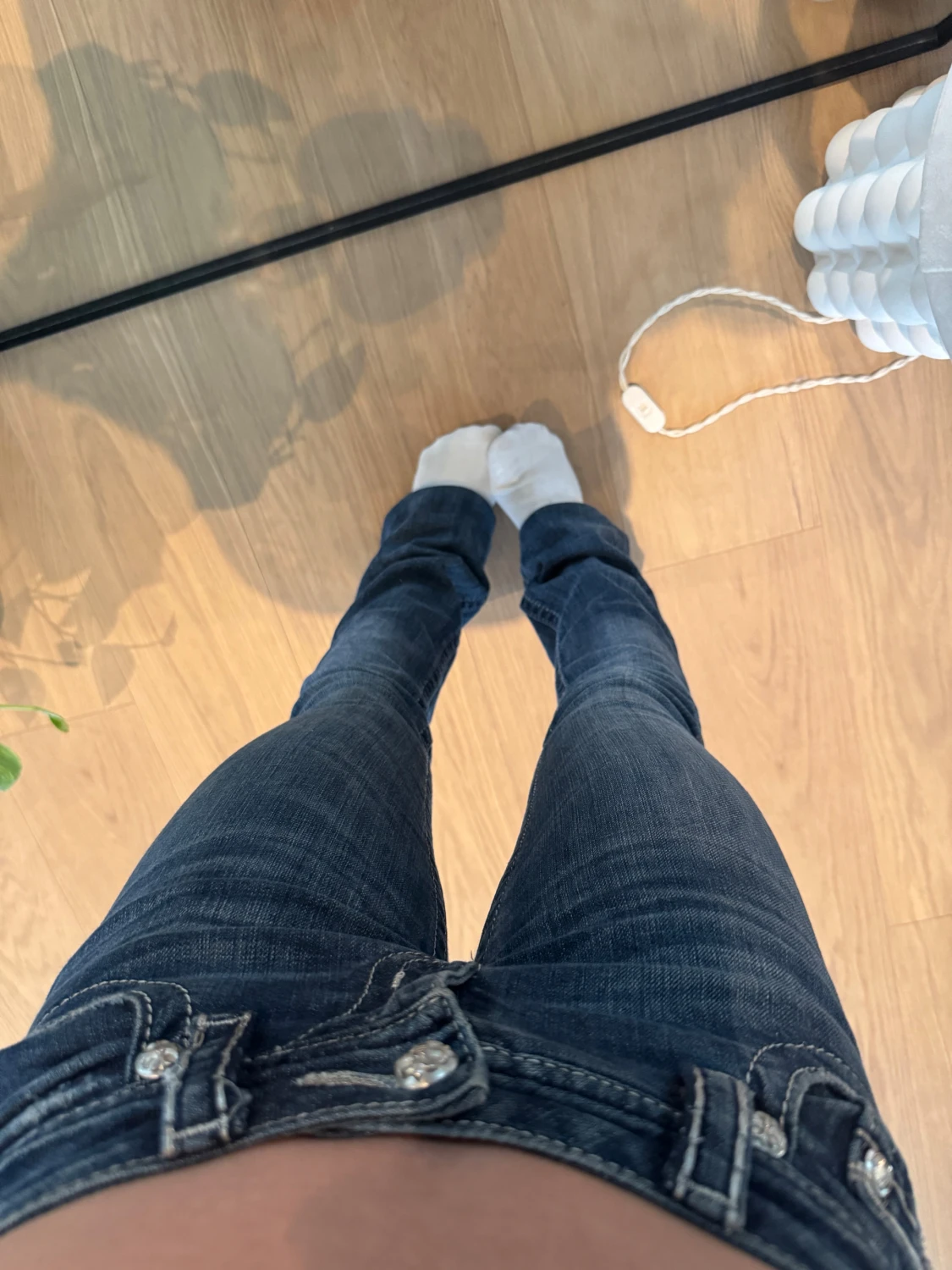 Miss Me jeans med broderad bakficka - 4