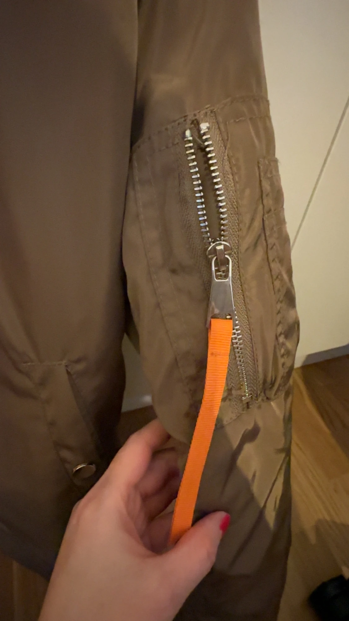 Bomberjacka med orange foder - 3