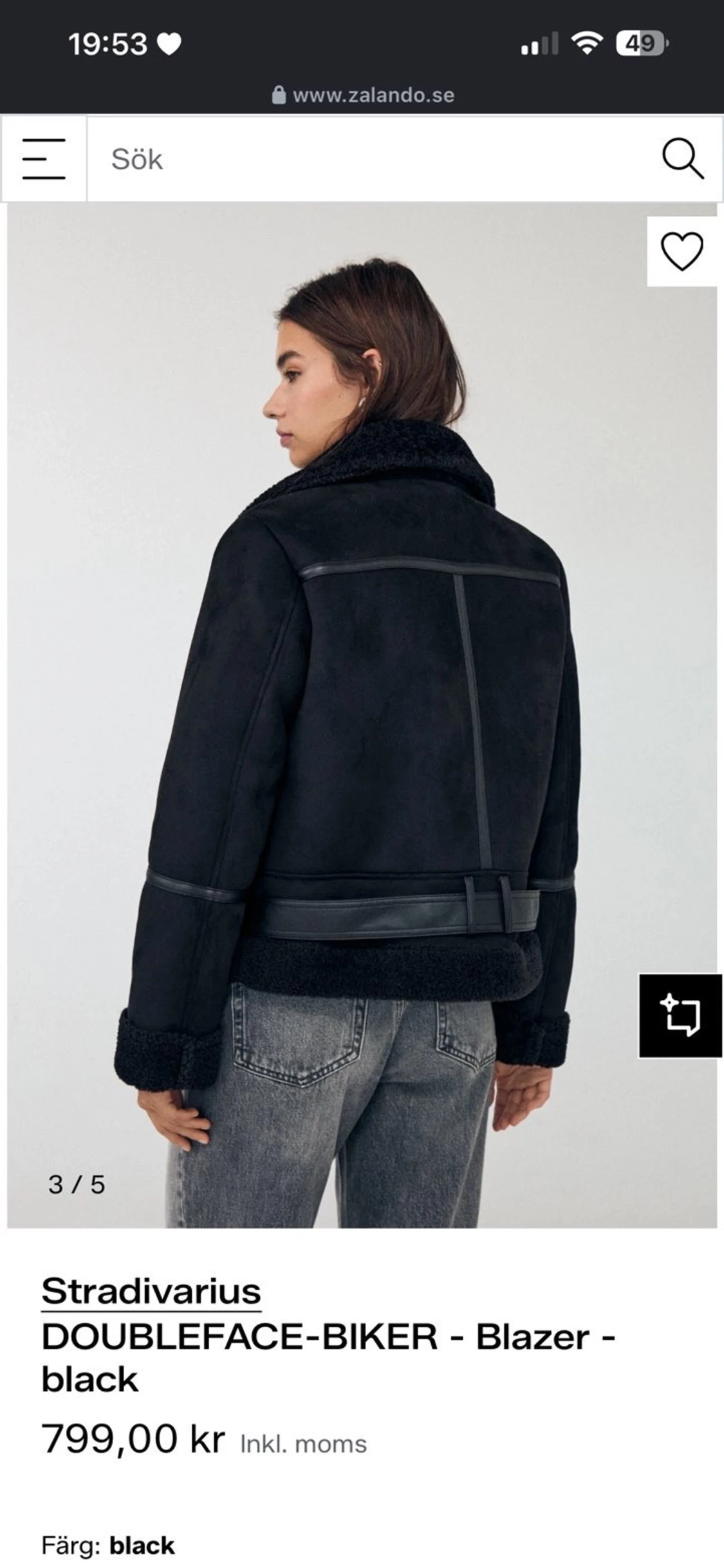 Svart jacka från Stradivarius - 1