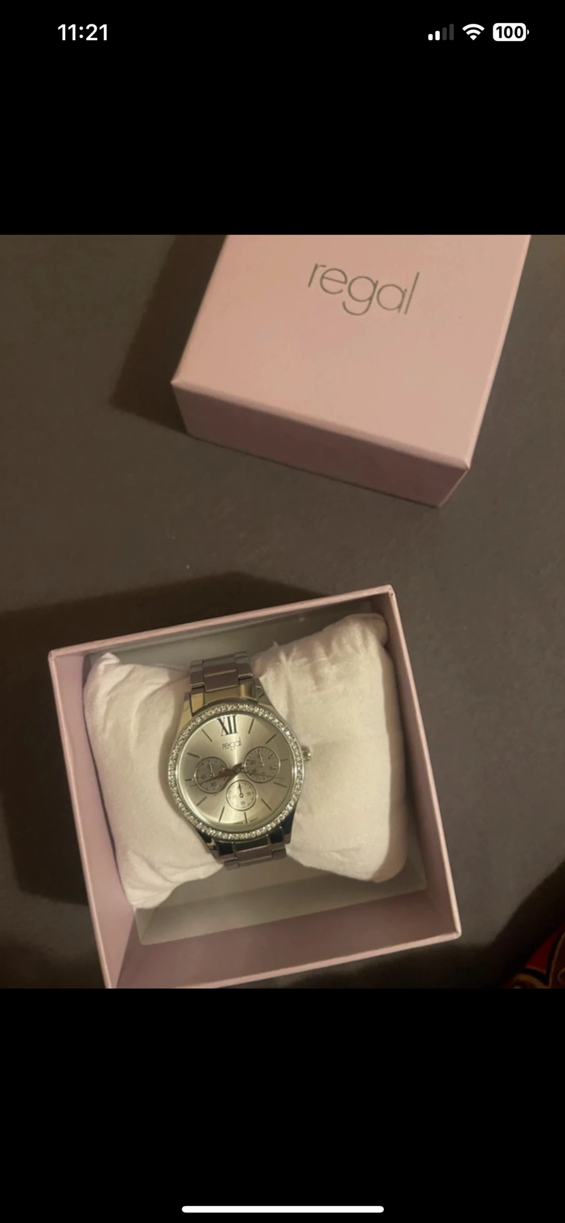 Silverfärgad klocka från ur penn - 1