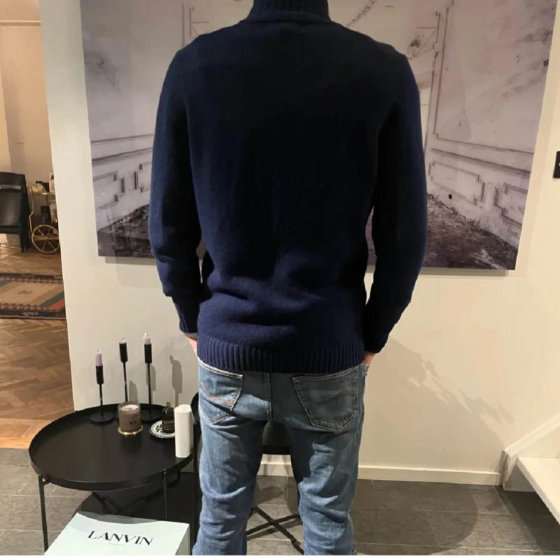 Mörkblå kofta från Alan Paine - 2