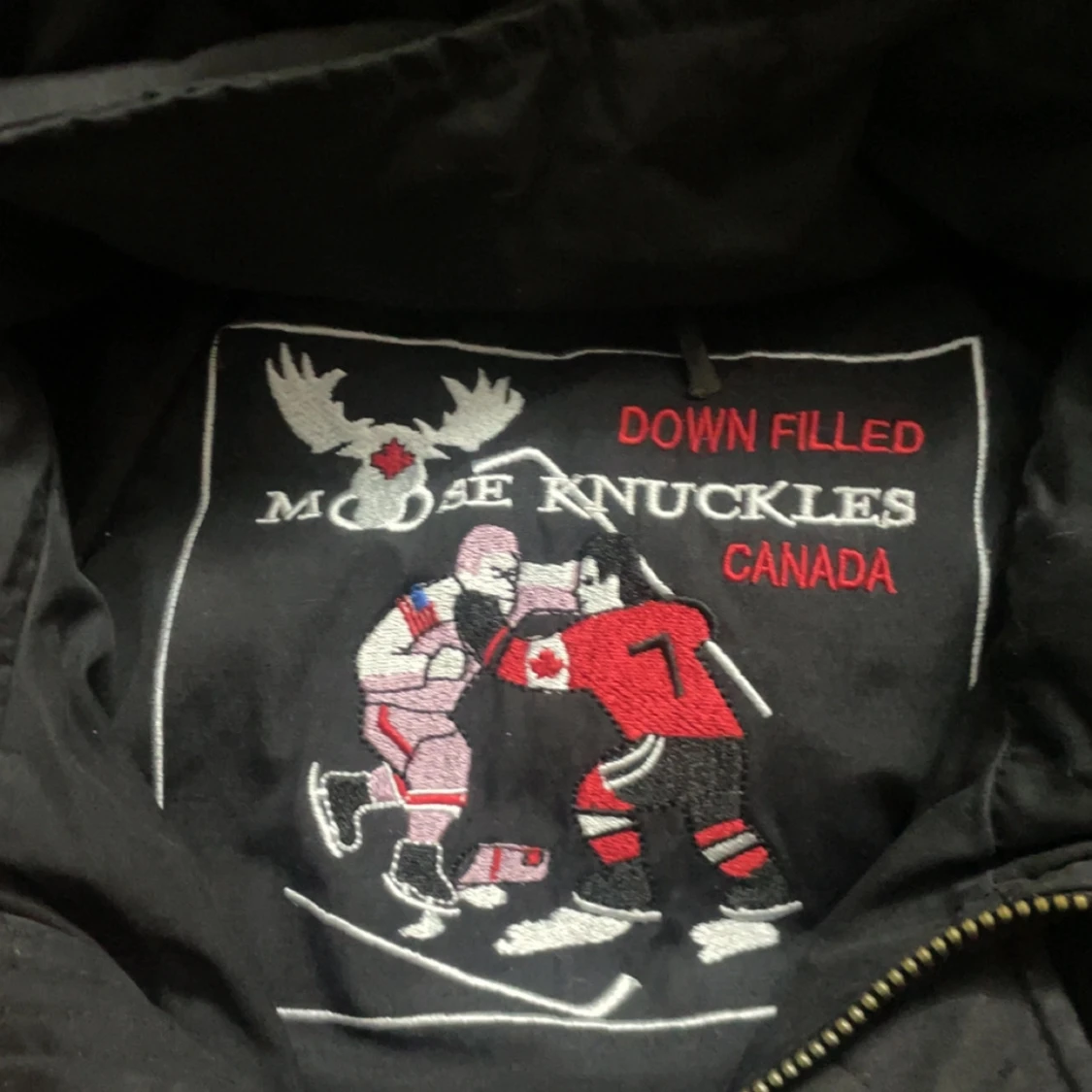 Svart dunjacka Moose Knuckles - 2