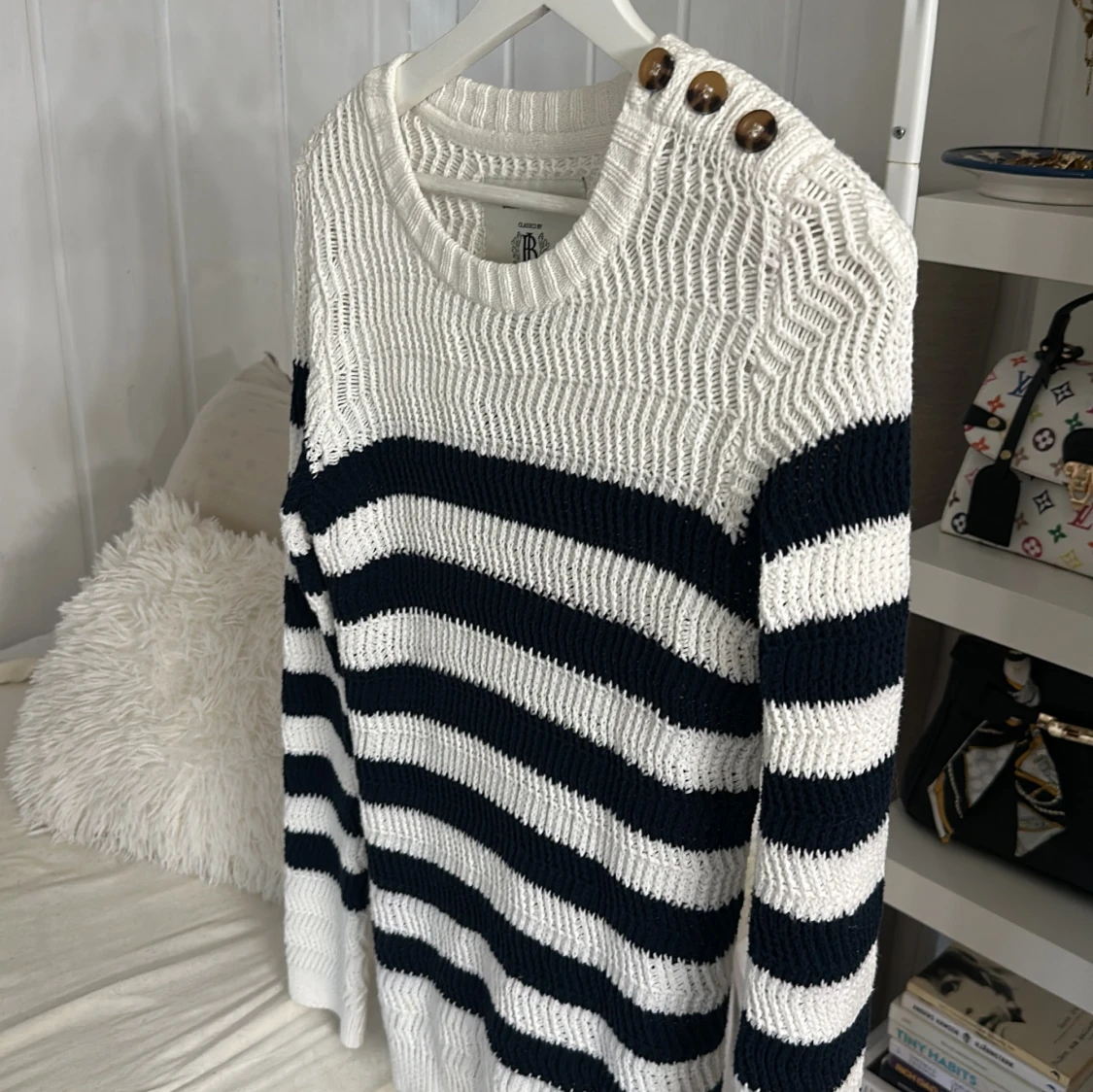 Randig stickad tröja från Bondelid - 1