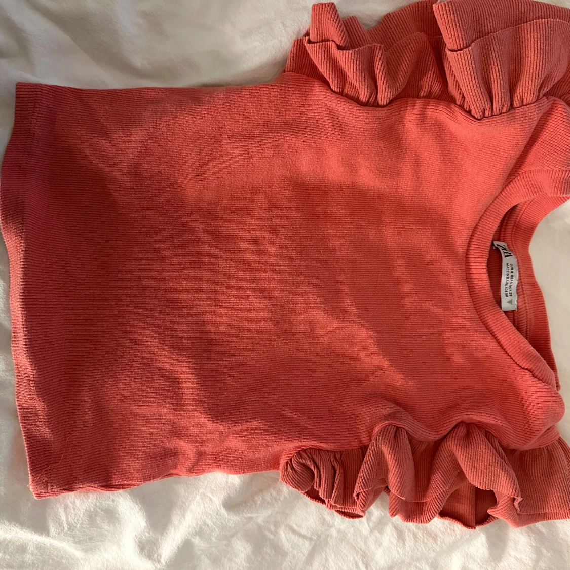 Rosa volangtopp från Zara - 1