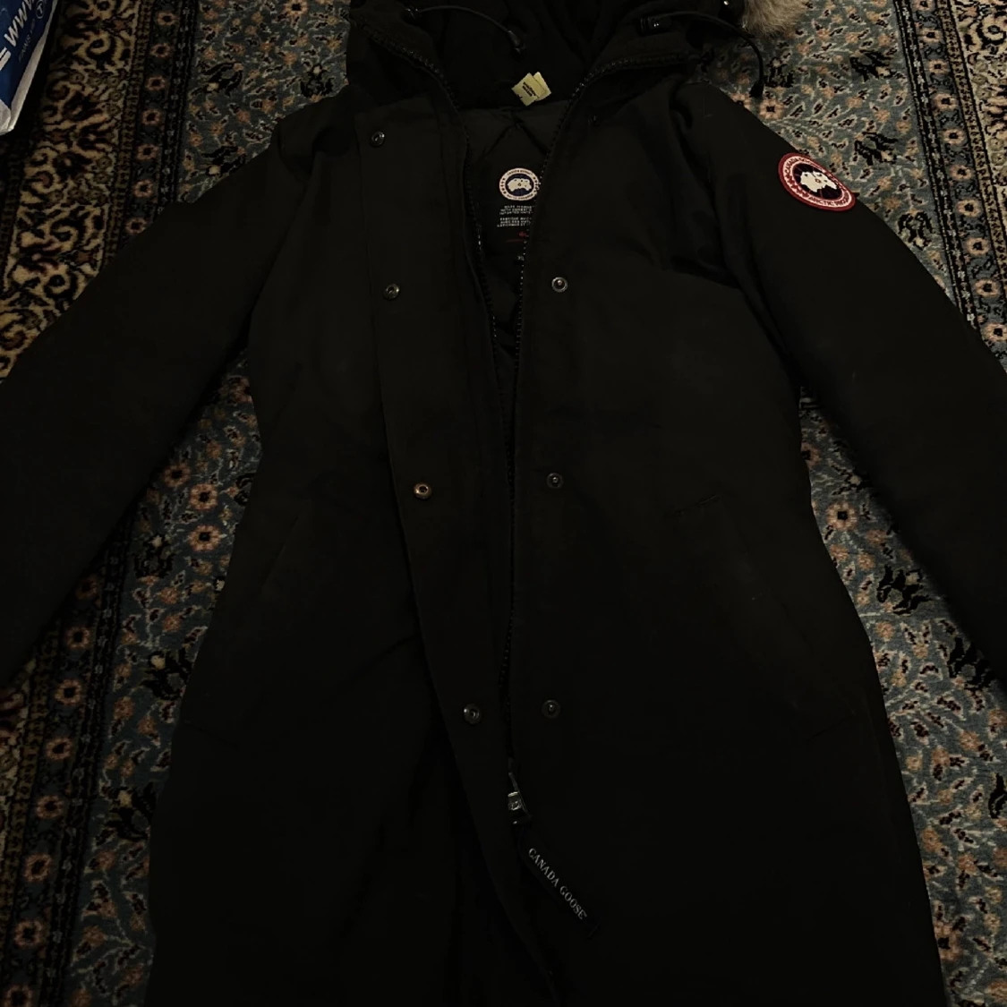 Svart parkas från Canada Goose XS - 1