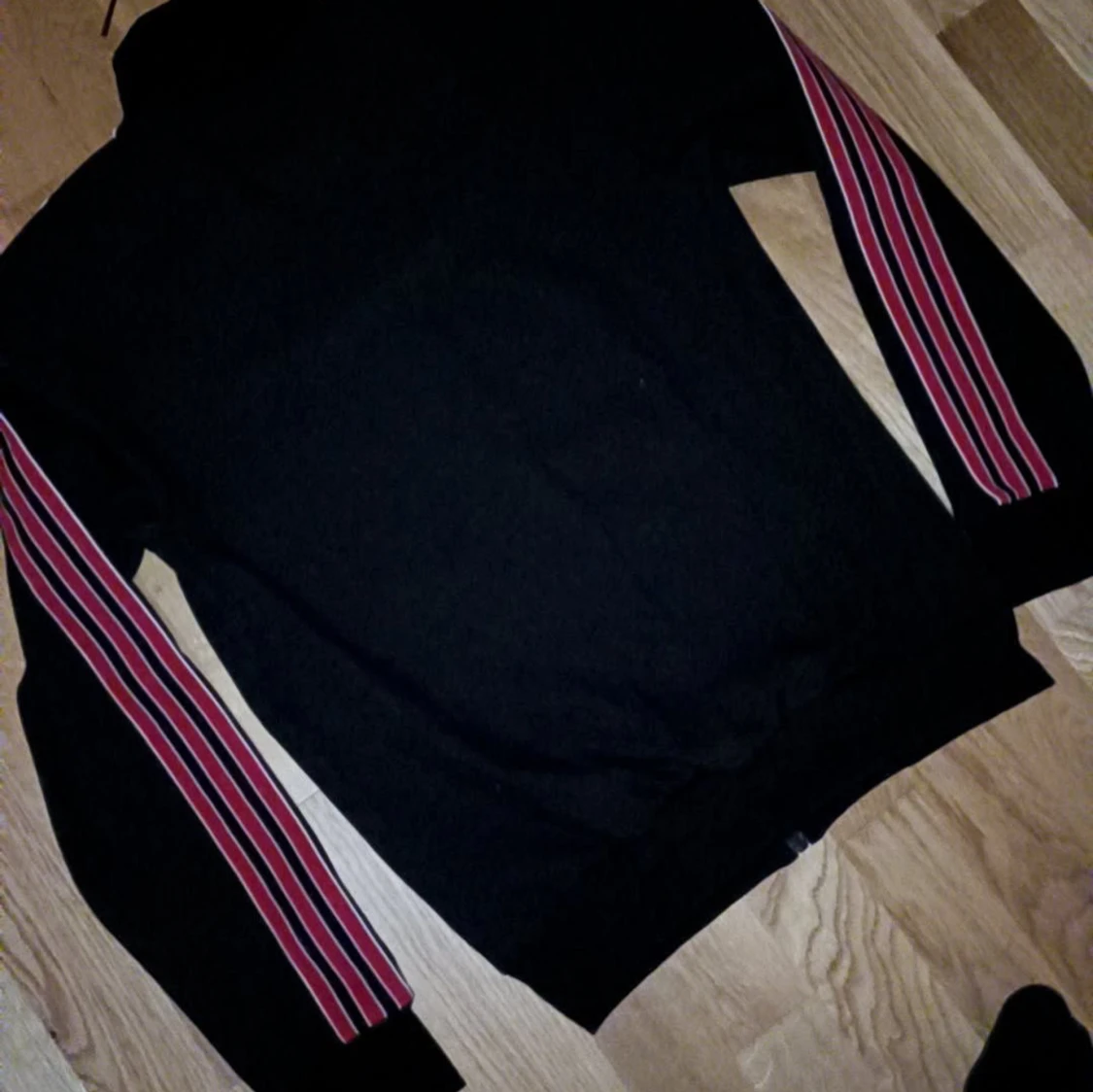 Manchester United x Adidas svart ziptröja helt ny  - 2