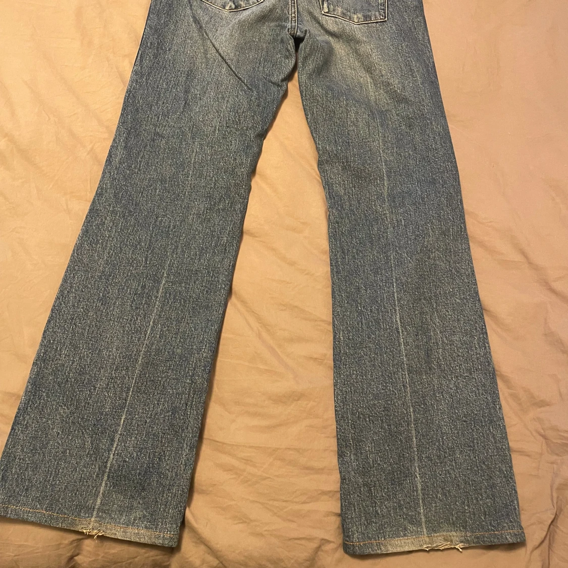 Blå bootcut jeans från Zara, stl 40 - 1