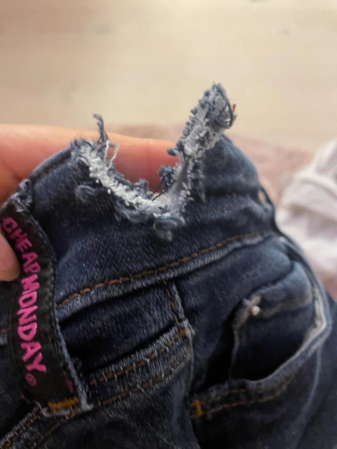 Bootcut jeans från Cheap Monday, mörkblå - 2