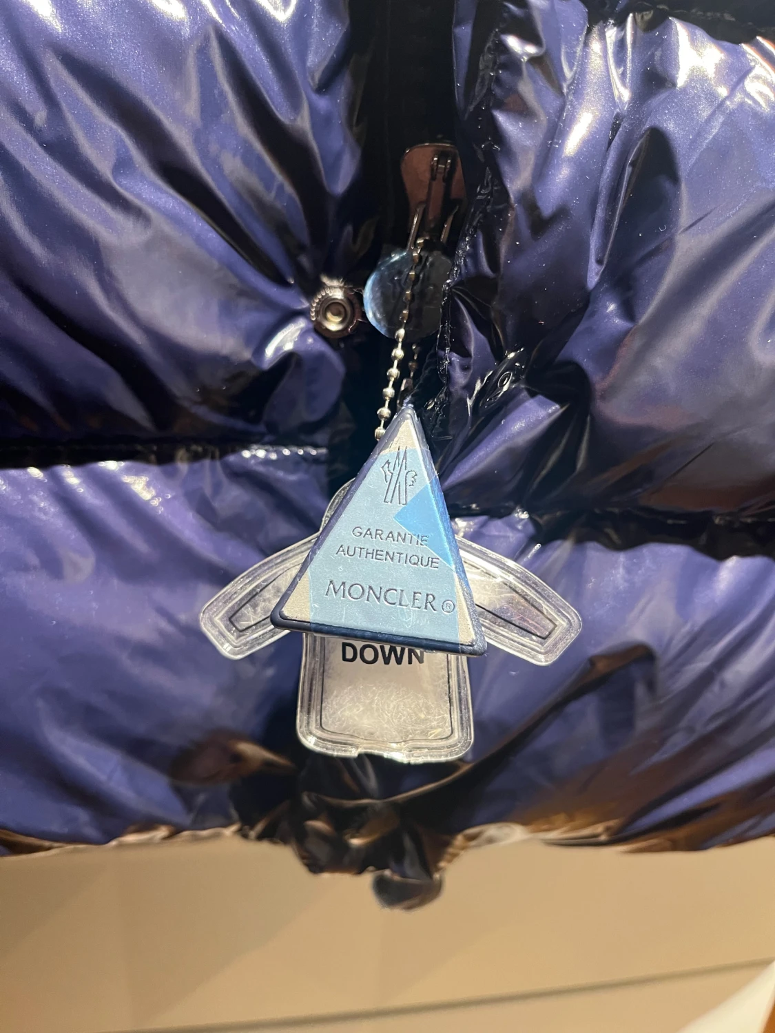Mörkblå dunväst från Moncler - 3