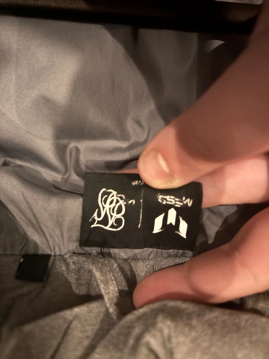 Grå pufferjacka från Messi X SikSilk - 4