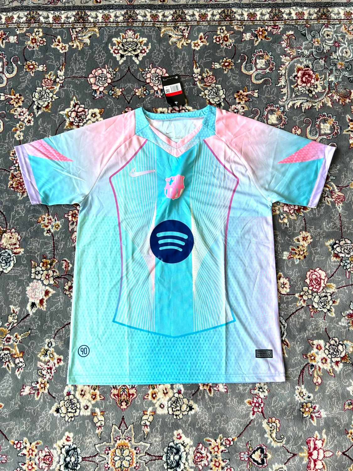 Barça x Nike pastell fotbollströja