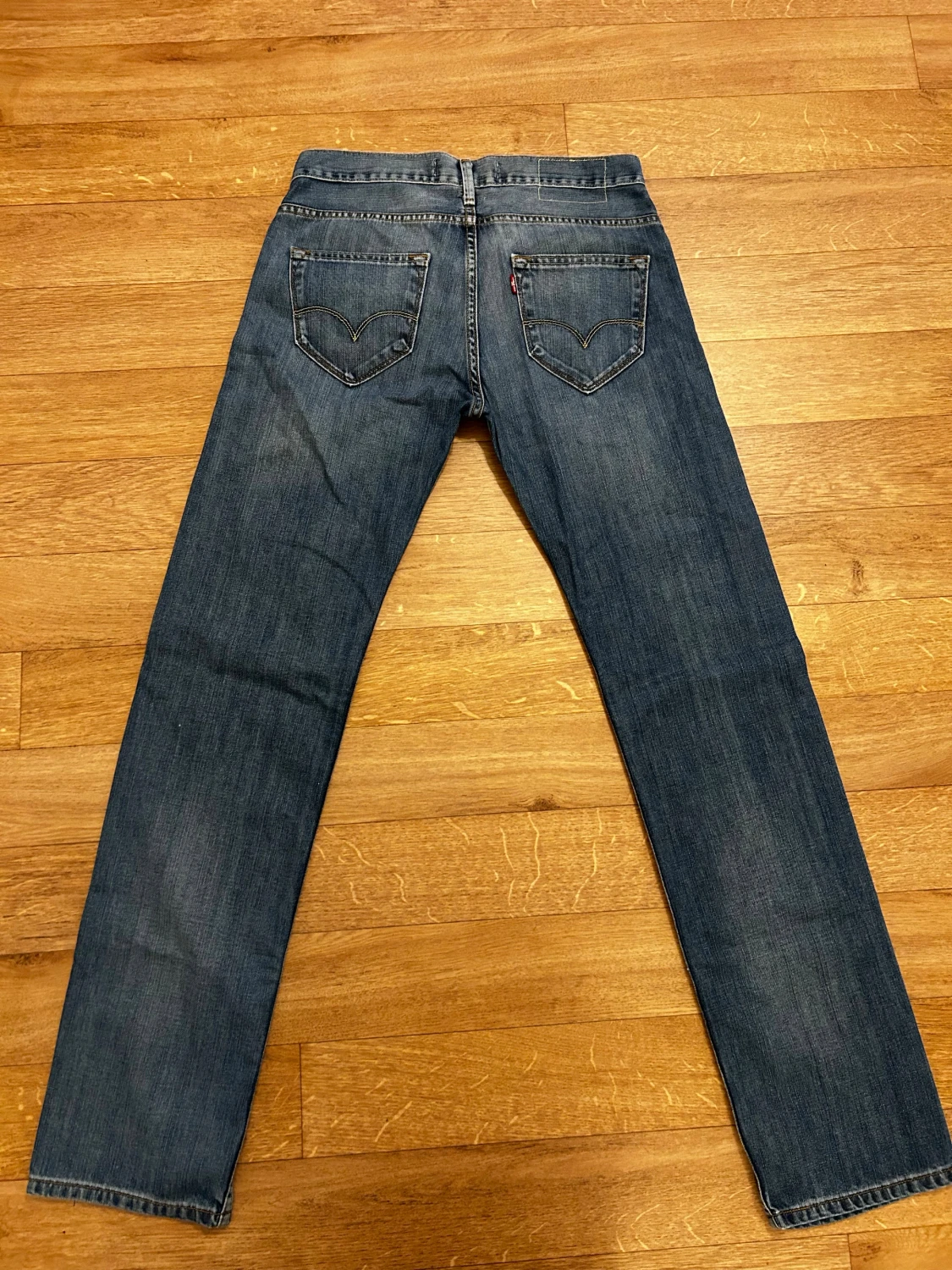 Levi's 504 straight jeans blå - 1