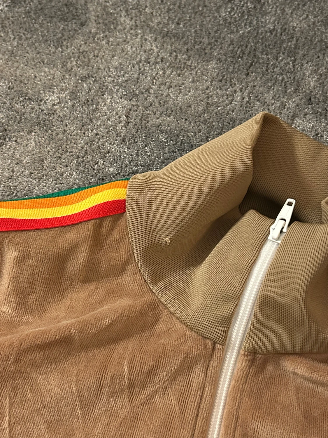 Palm Angels brun trackjacka S - 3