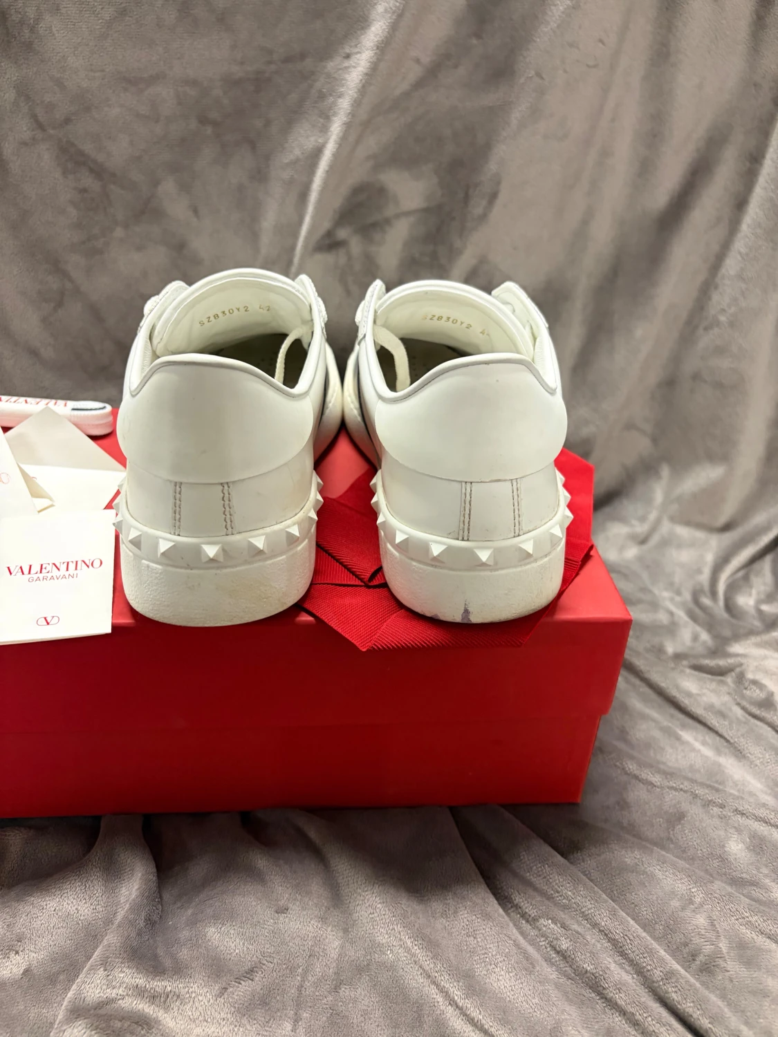 Valentino Garavani Open sneakers vit/blå - 3