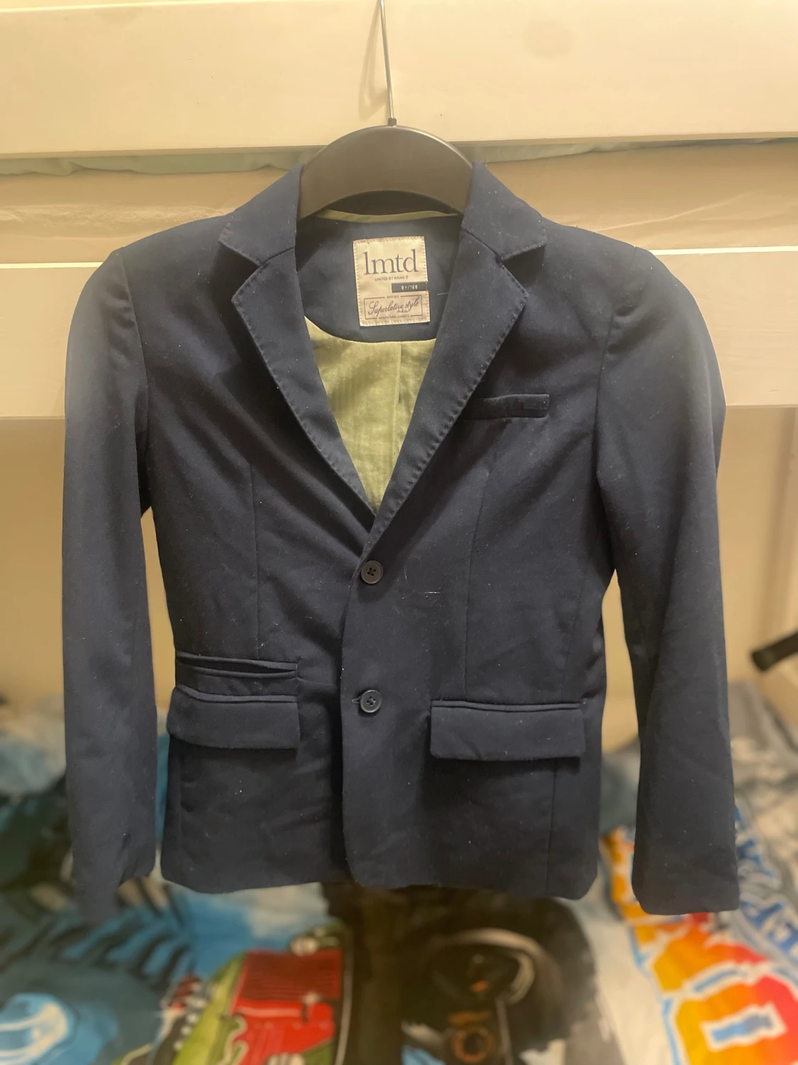 Mörkblå kavaj från LMTD, stl 128