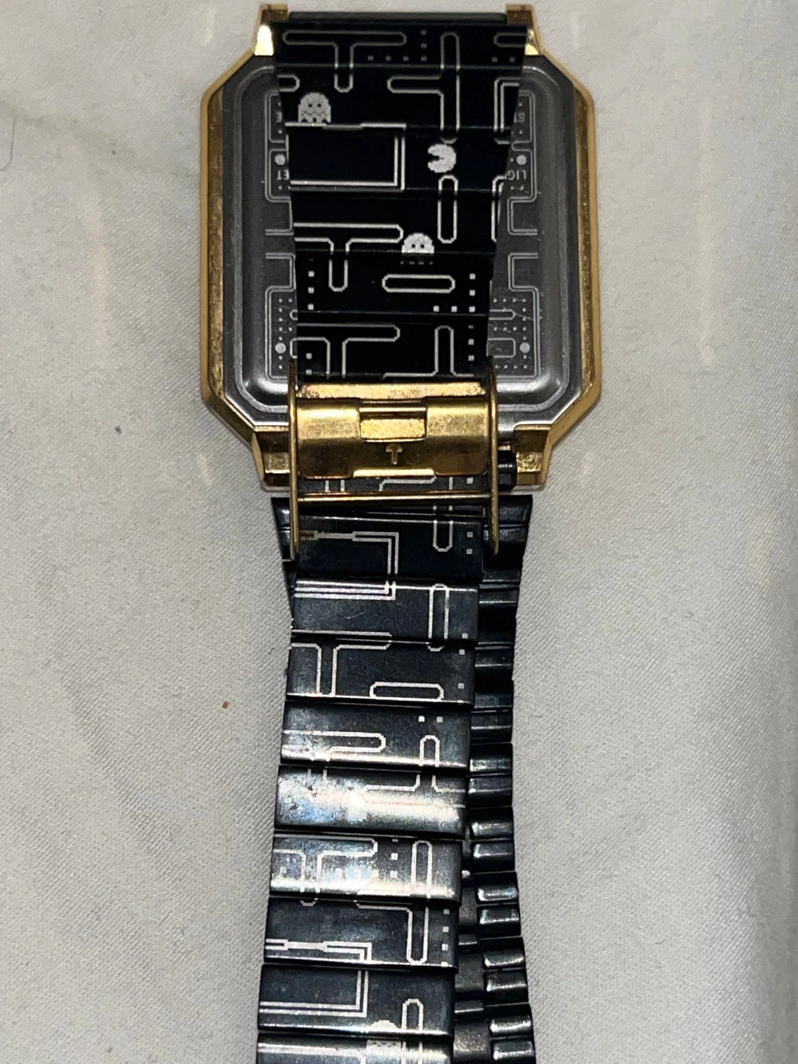 Casio Pac-Man digital klocka guld/svart - 1