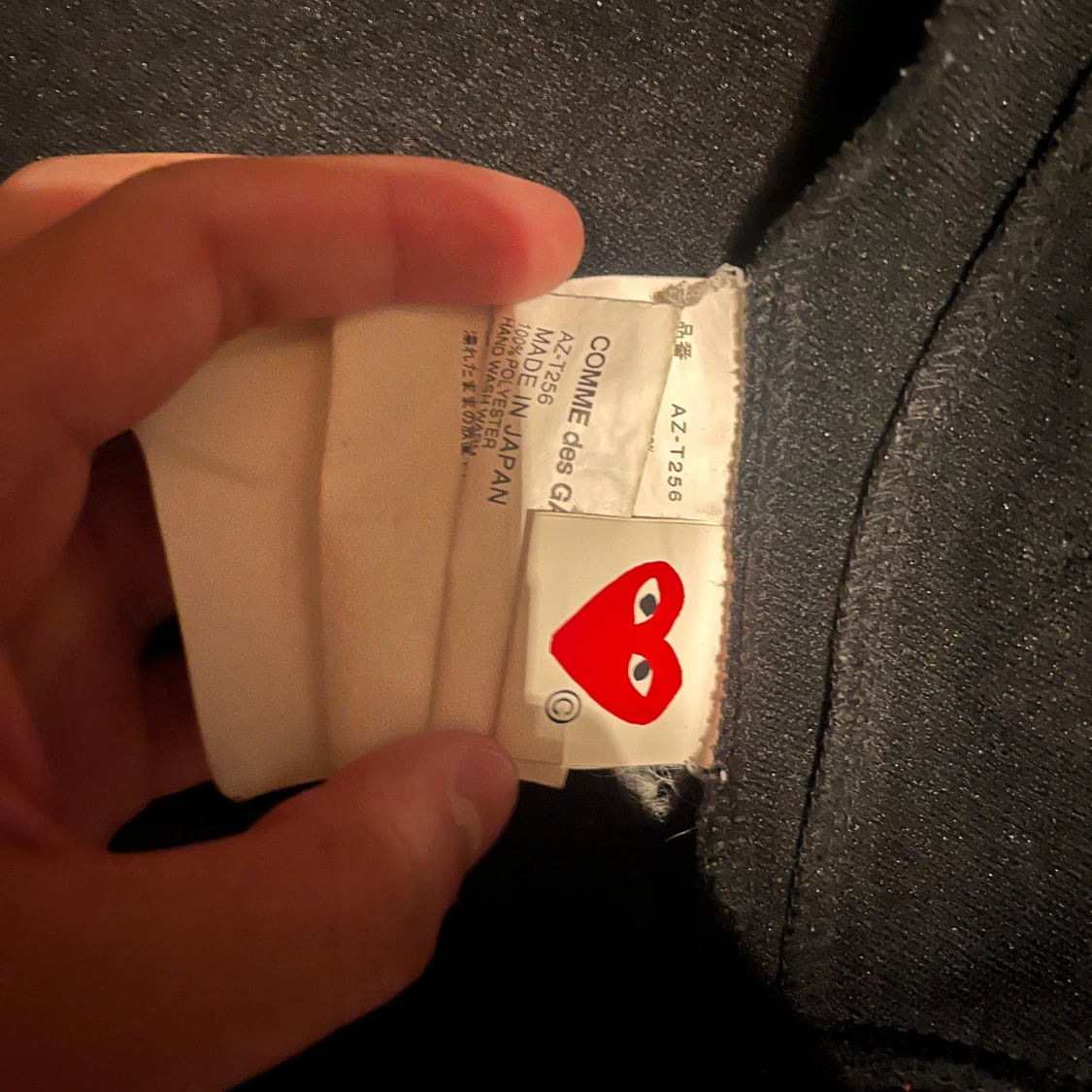 Svart jacka Comme des Garçons tröja - 4