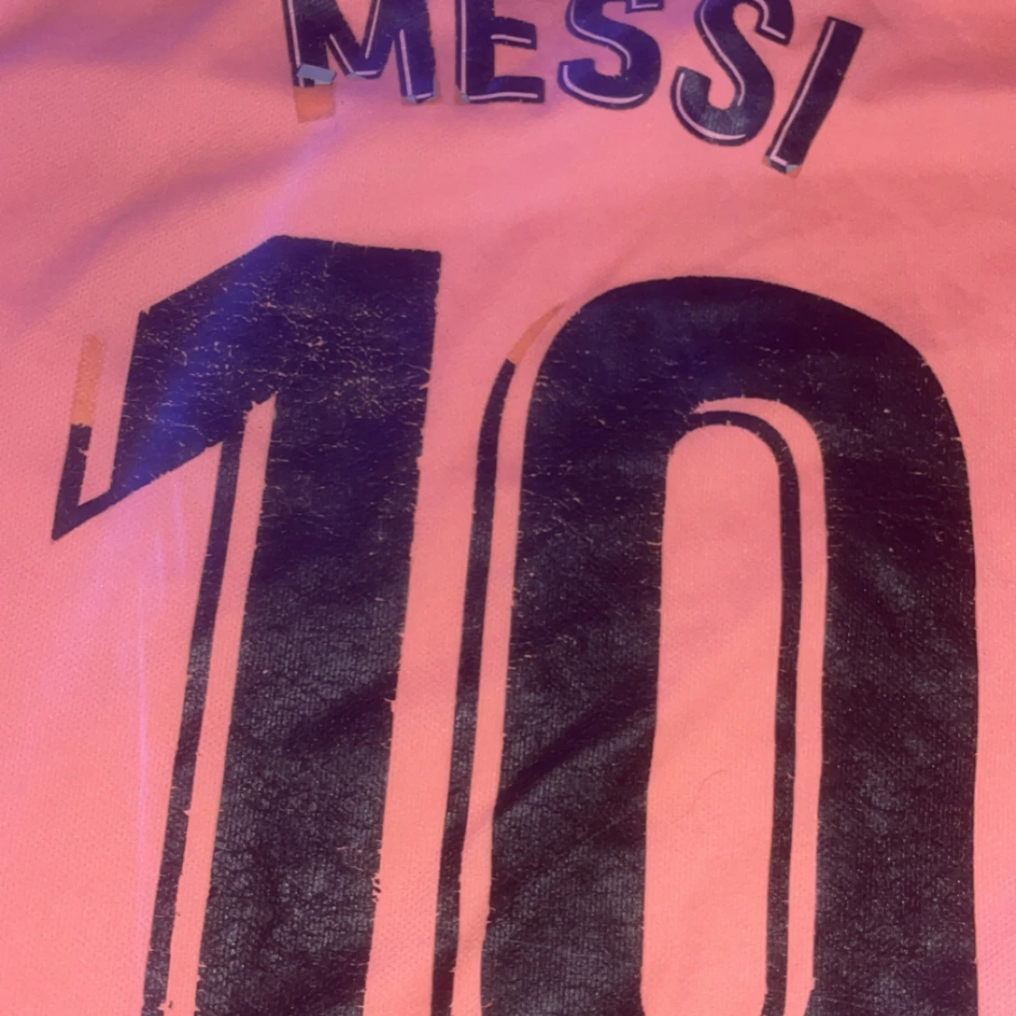Barcelona Messi 10 rosa fotbollströja Nike - 2