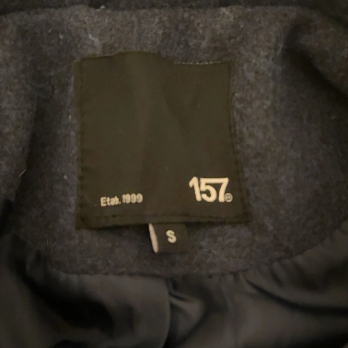 Mörkblå kappa från 157, stl S - 1