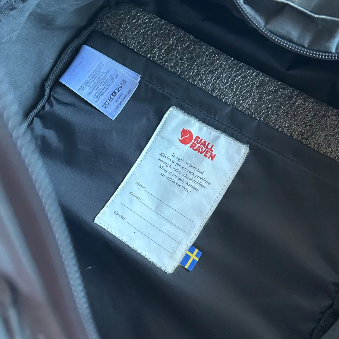 Svart Fjällräven Kånken ryggsäck - 4