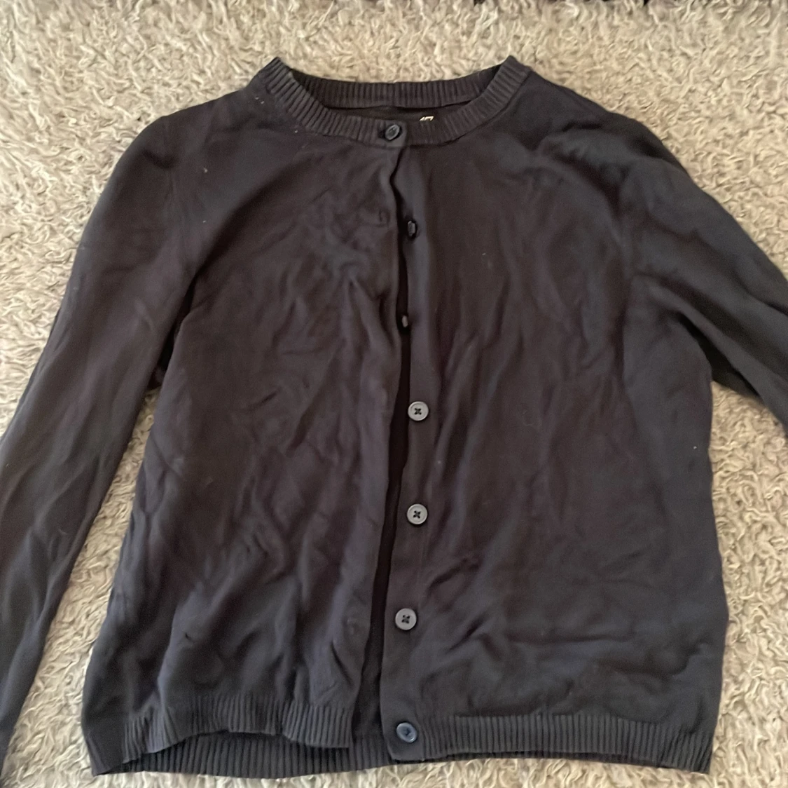 Mörkblå kofta från 157, storlek S