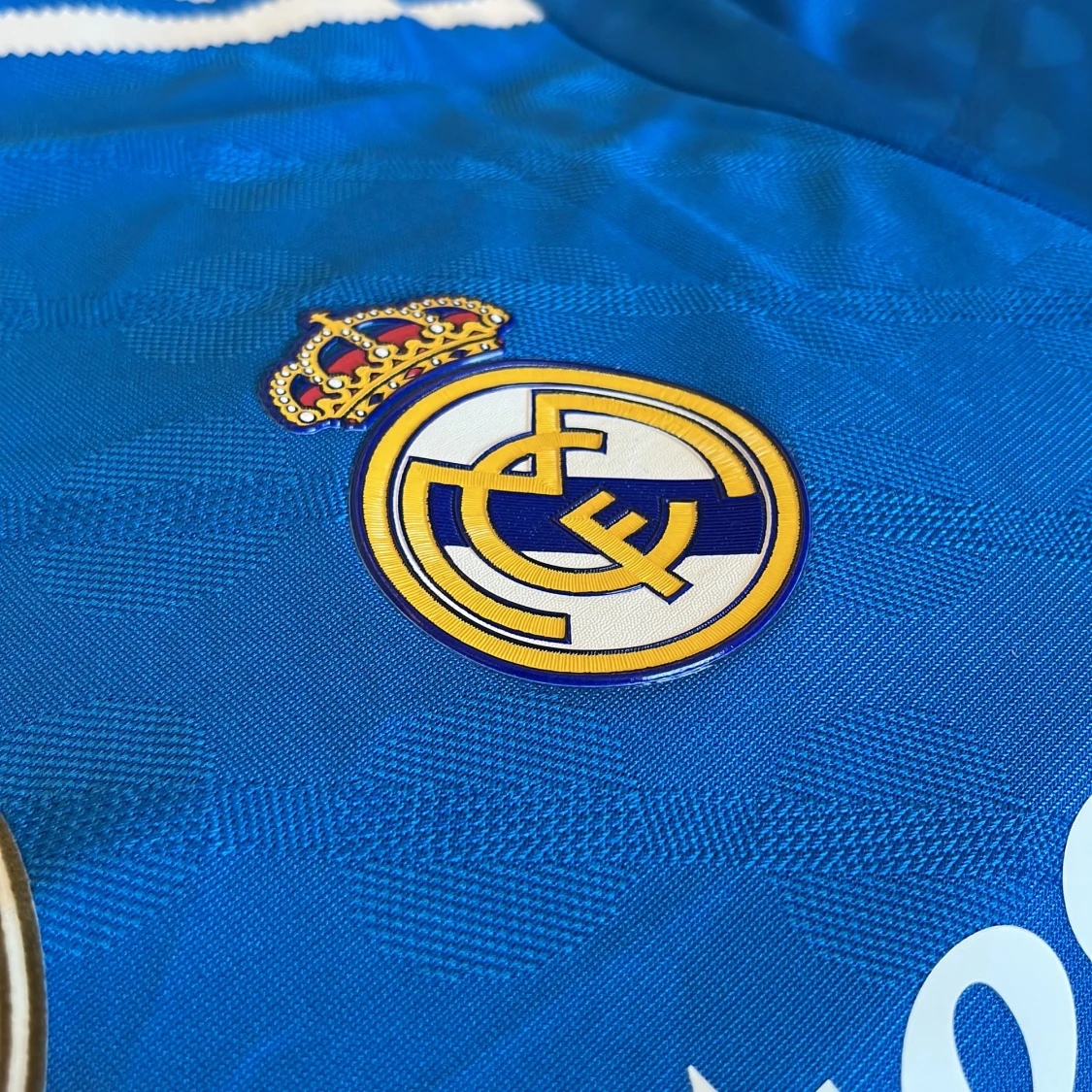 Real Madrid Mbappé 10 blå Adidas tröja - 2