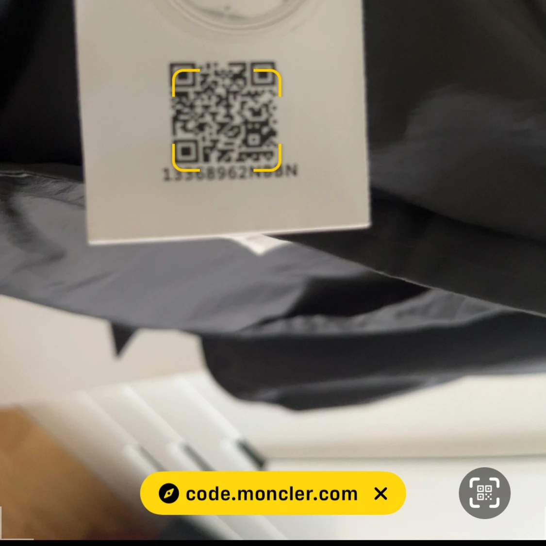 Grå moncler windbreaker  - 2